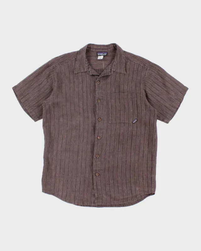 Vintage 90's Patagonia Striped Short Sleeve Shirt - M sold by Rokit