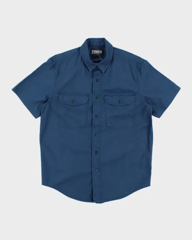 Vintage 2000's Filson Plain Double Breasted Pocket Shirt - S sold by Rokit