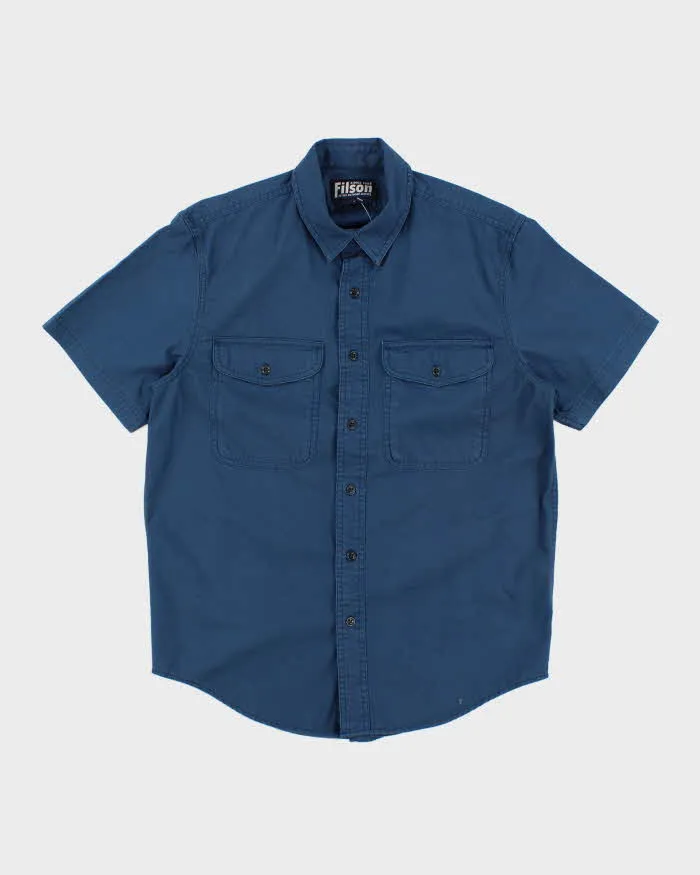 Vintage 2000's Filson Plain Double Breasted Pocket Shirt - S sold by Rokit