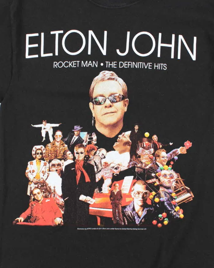 Vintage 2000's Elton John The Definitive Hits Graphic T-Shirt - M sold by Rokit product image thumbnail 3