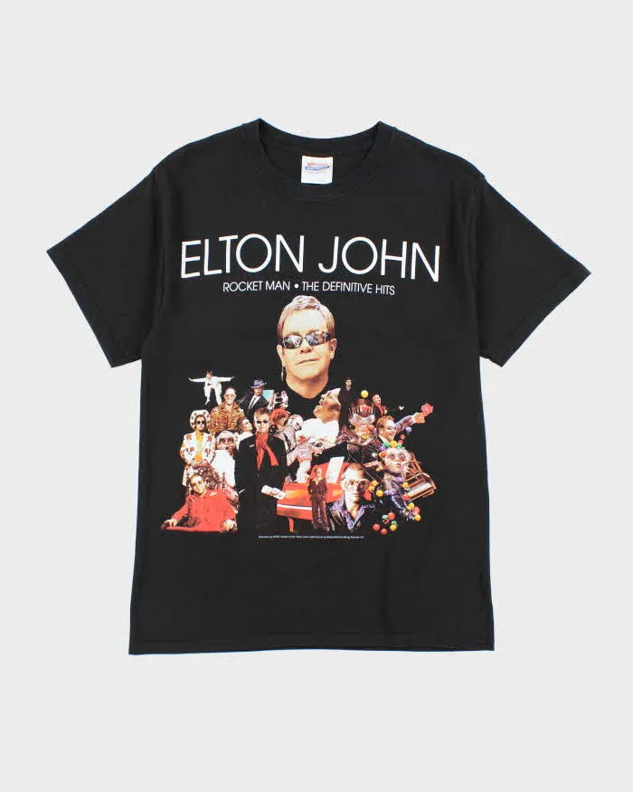 Vintage 2000's Elton John The Definitive Hits Graphic T-Shirt - M sold by Rokit