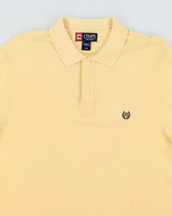 Vintage 2000's Chaps by Ralph Lauren Long Sleeve Polo Shirt - L sold by Rokit product image thumbnail 3
