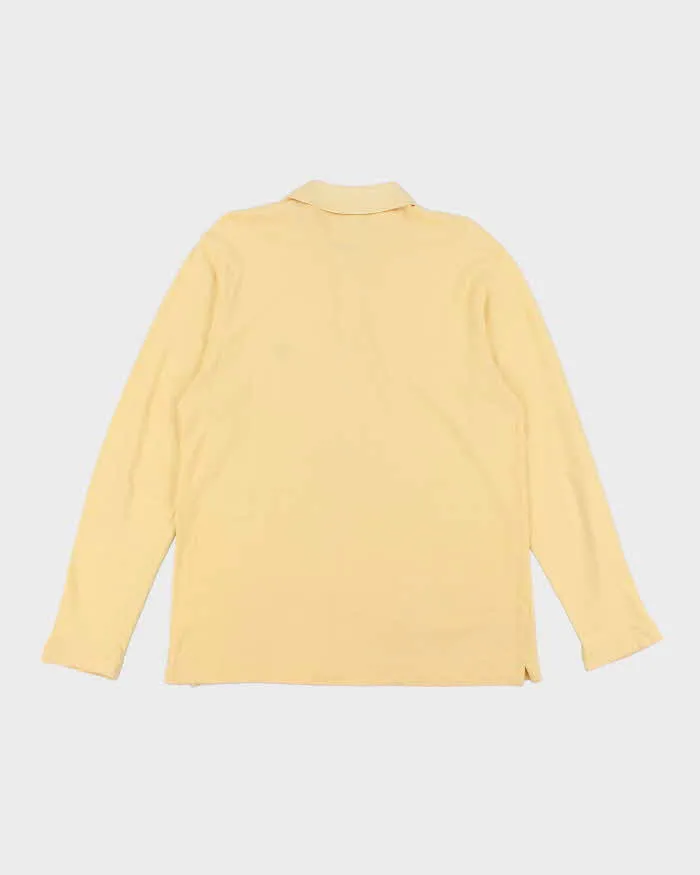 Vintage 2000's Chaps by Ralph Lauren Long Sleeve Polo Shirt - L sold by Rokit product image thumbnail 2