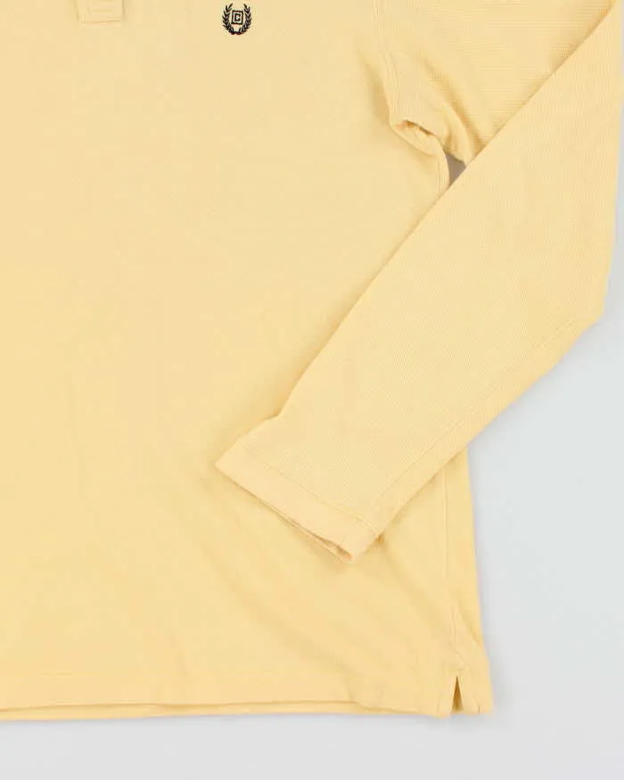 Vintage 2000's Chaps by Ralph Lauren Long Sleeve Polo Shirt - L sold by Rokit product image thumbnail 4