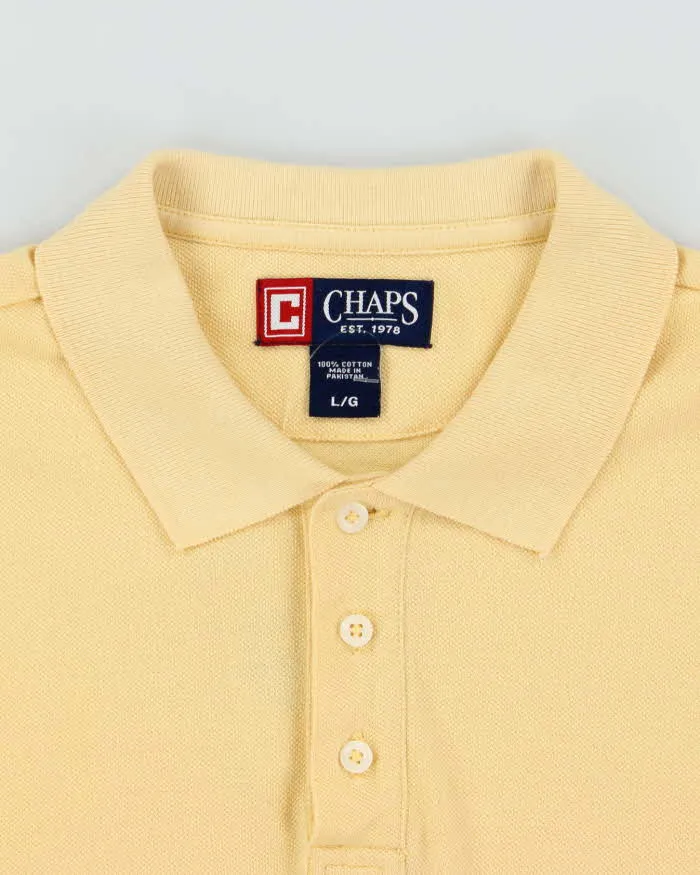 Vintage 2000's Chaps by Ralph Lauren Long Sleeve Polo Shirt - L sold by Rokit product image thumbnail 5