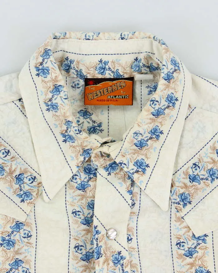 Vintage Western Atlantic Snap Button Patterned Western Shirt - M sold by Rokit product image thumbnail 5
