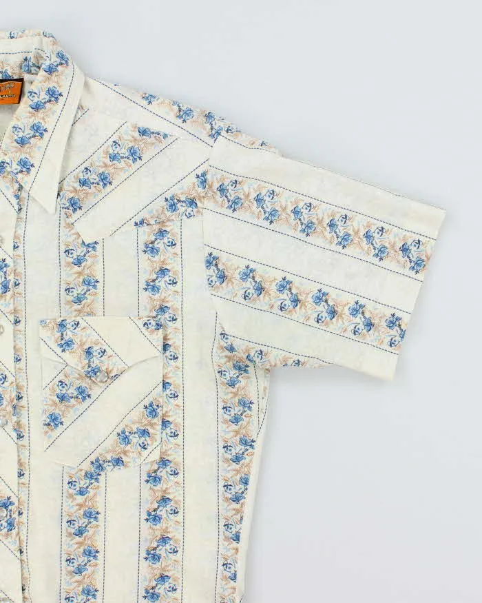 Vintage Western Atlantic Snap Button Patterned Western Shirt - M sold by Rokit product image thumbnail 4