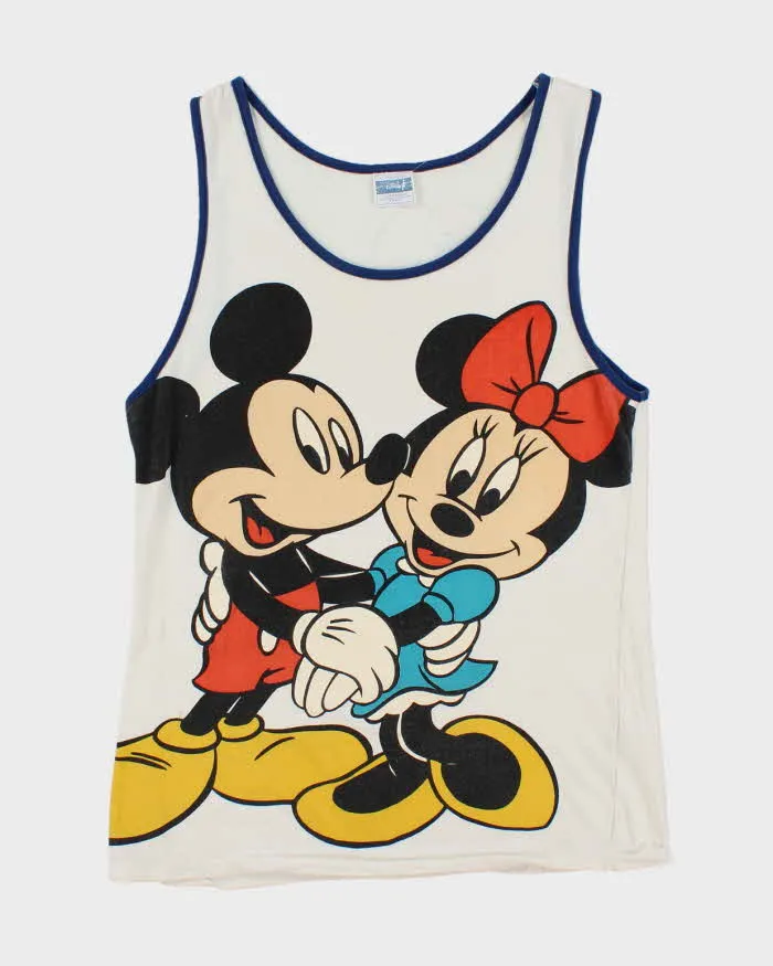Vintage 90's Disney Mickey & Minnie Mouse Graphic Vest - M sold by Rokit