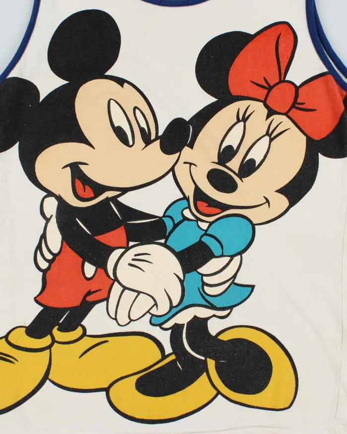 Vintage 90's Disney Mickey & Minnie Mouse Graphic Vest - M sold by Rokit product image thumbnail 3