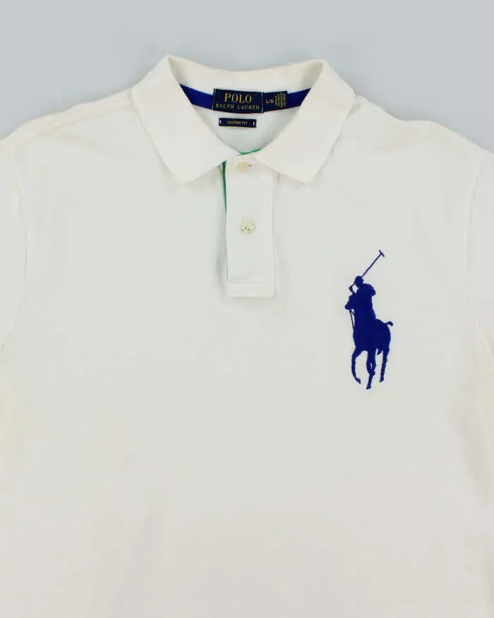 Vintage 2000's Ralph Lauren Big Horse Embroidery Polo Shirt - L sold by Rokit product image thumbnail 3