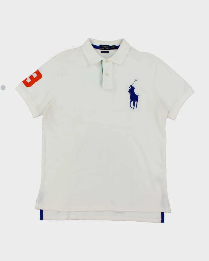 Vintage 2000's Ralph Lauren Big Horse Embroidery Polo Shirt - L sold by Rokit