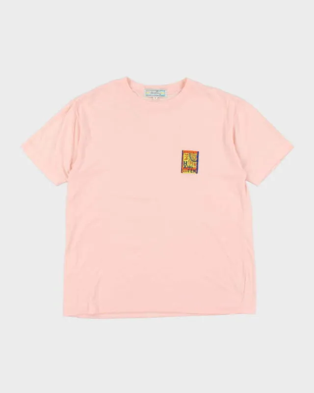 Vintage 90's Hang Ten Single Stitch Patch T-Shirt - M sold by Rokit