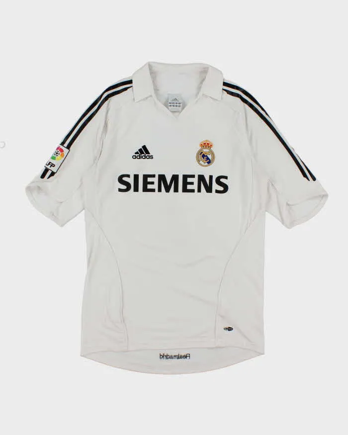 Vintage Adidas Real Madrid 2005/06 Home Football Shirt - S sold by Rokit