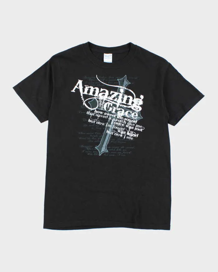 Vintage 2000's Amazing Grace Religious Graphic T-Shirt - S sold by Rokit
