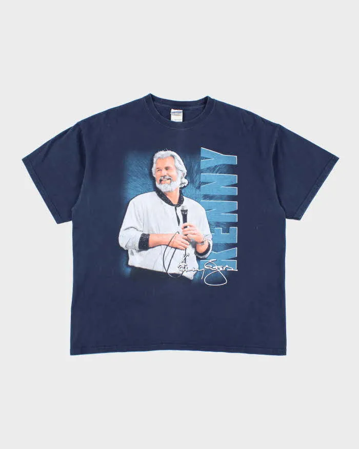 Vintage Y2K Kenny Rodgers Music Graphic T-Shirt - XL sold by Rokit