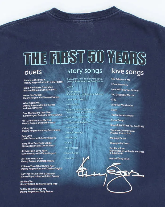 Vintage Y2K Kenny Rodgers Music Graphic T-Shirt - XL sold by Rokit product image thumbnail 4