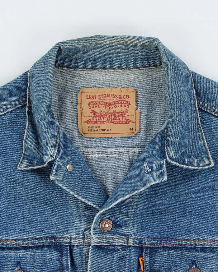 Vintage 90's Levi's Orange Tab Dark Wash Denim Jacket - L sold by Rokit product image thumbnail 5