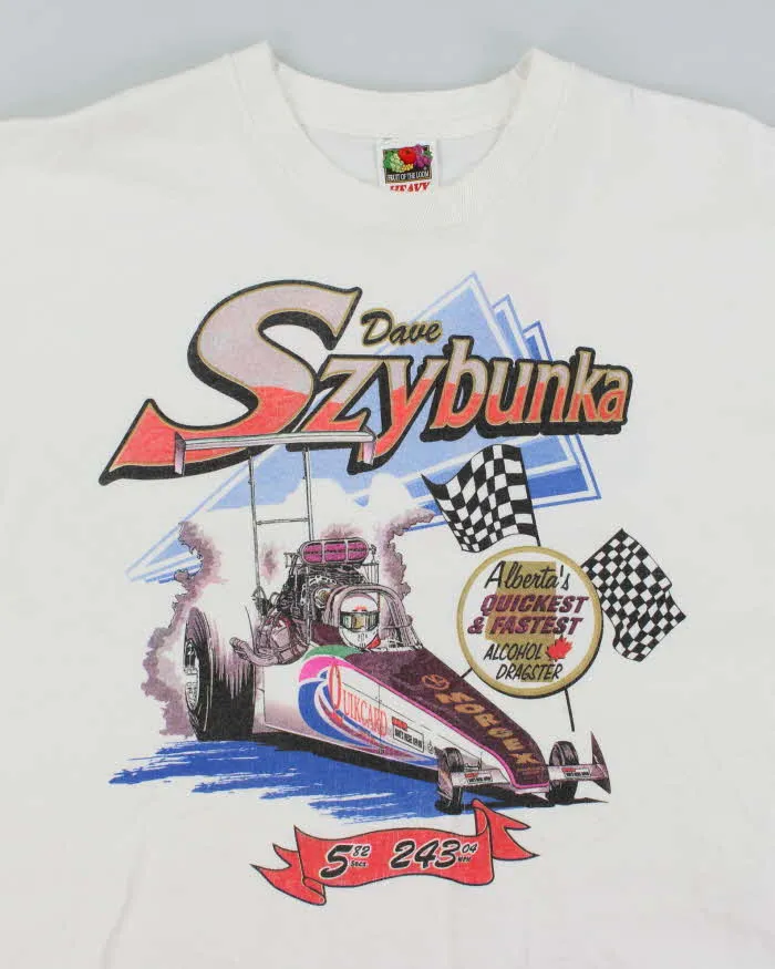 Vintage 90's Dave Szybunka Car Racing T-Shirt - XL sold by Rokit product image thumbnail 3