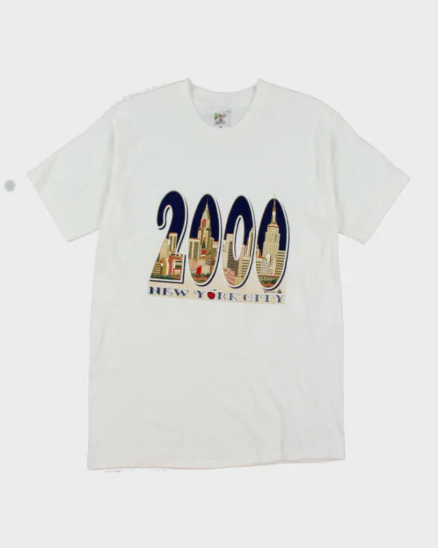 Vintage 2000's New York City Graphic T-Shirt - L sold by Rokit