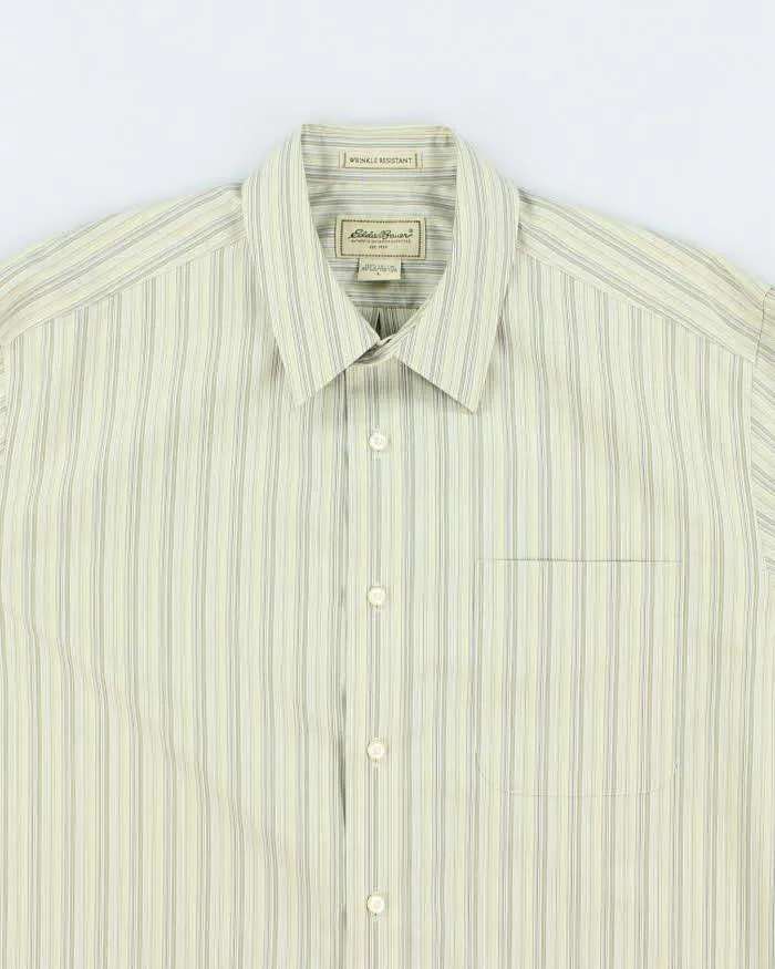 Vintage 2000's Eddie Bauer Heavyweight Striped Shirt - L sold by Rokit product image thumbnail 3