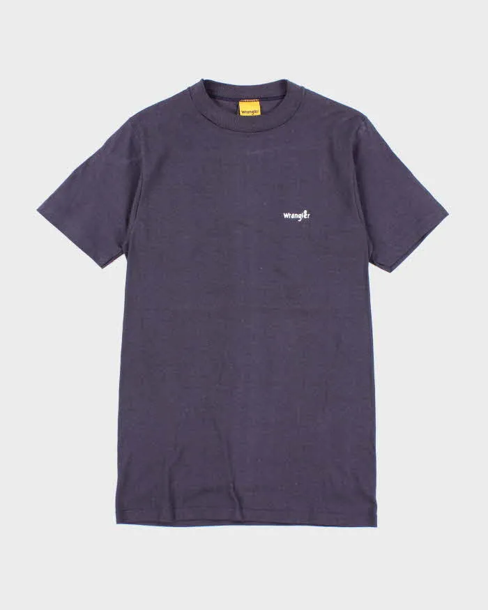 Vintage 70's Wrangler Small Logo Single Stitch T-Shirt - S sold by Rokit