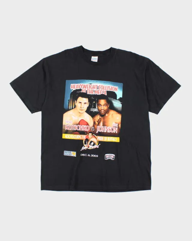 Vintage 2000's Klitschko vs Johnson Heavyweight Boxing Graphic T-Shirt - XL sold by Rokit