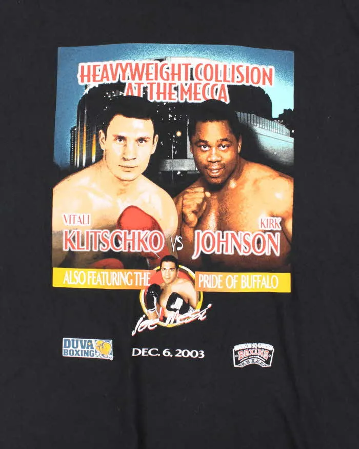 Vintage 2000's Klitschko vs Johnson Heavyweight Boxing Graphic T-Shirt - XL sold by Rokit product image thumbnail 3