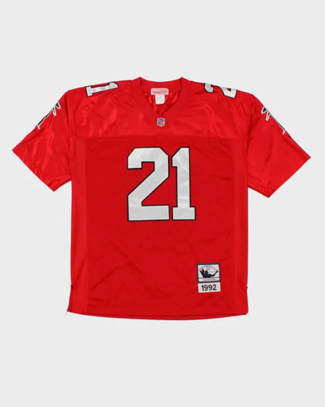 Vintage Mitchell & Ness Throwback Deion Sanders Atlanta Falcon NFL Jersey - L sold by Rokit