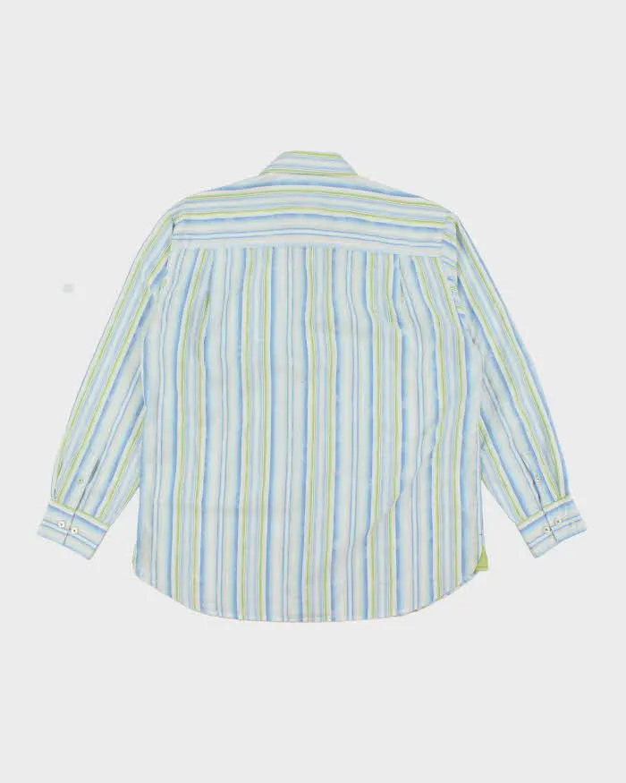 Vintage 2000's Tommy Bahama Striped Long Sleeve Shirt - L sold by Rokit product image thumbnail 2