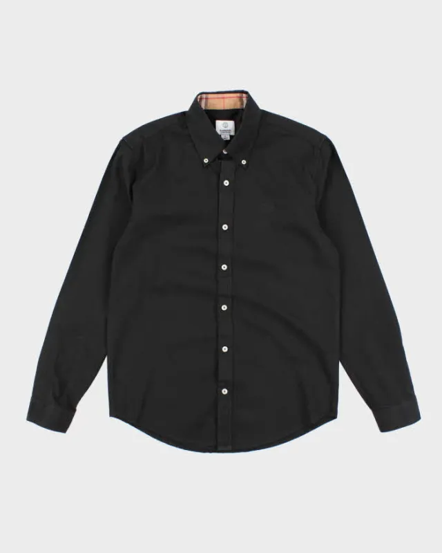 Vintage Y2K Burberry Nova Check Collar Long Sleeve Shirt - L sold by Rokit