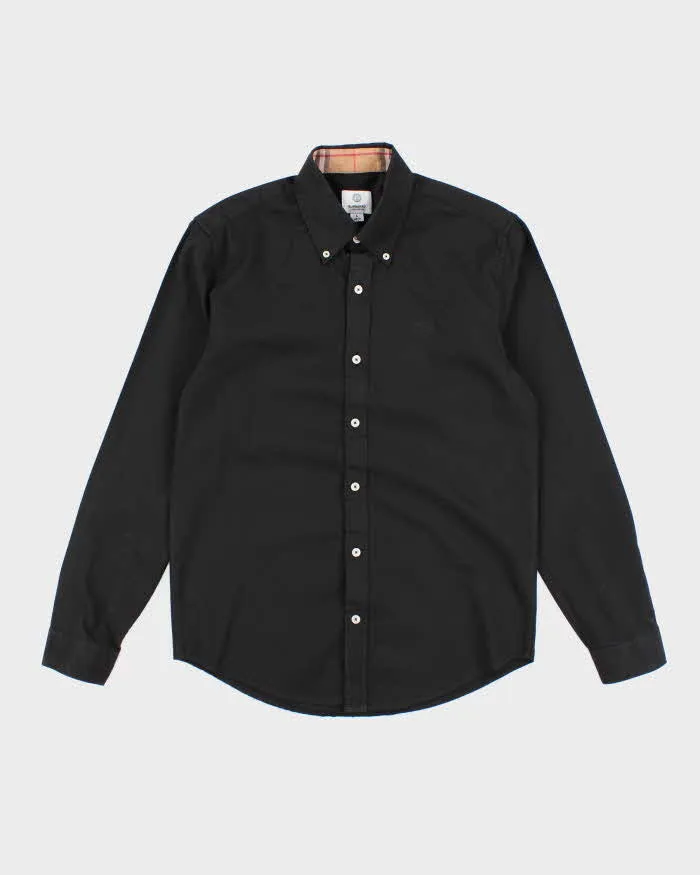 Vintage Y2K Burberry Nova Check Collar Long Sleeve Shirt - L sold by Rokit