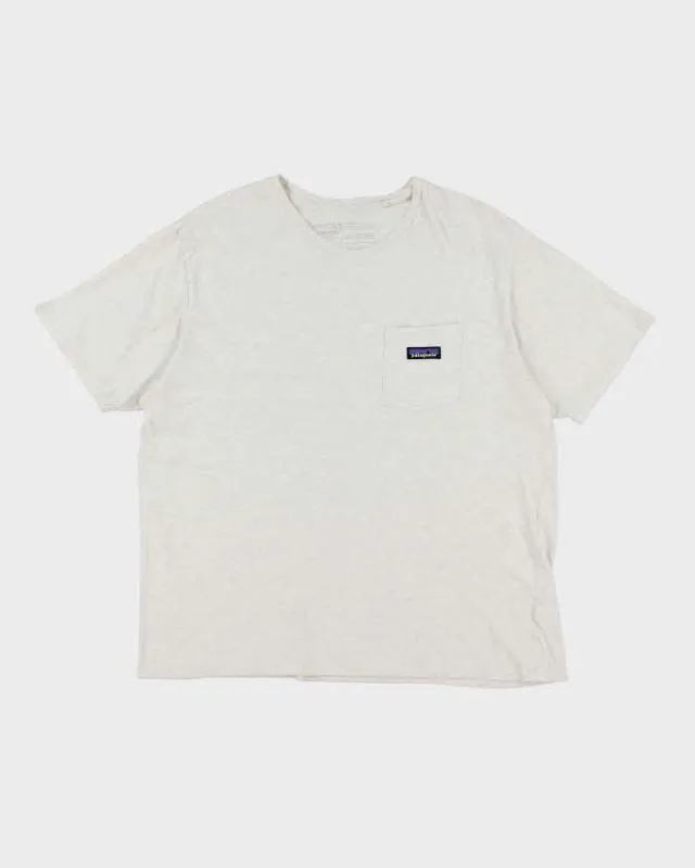 Vintage Patagonia Small Logo Oversized Pocket T-Shirt - L sold by Rokit