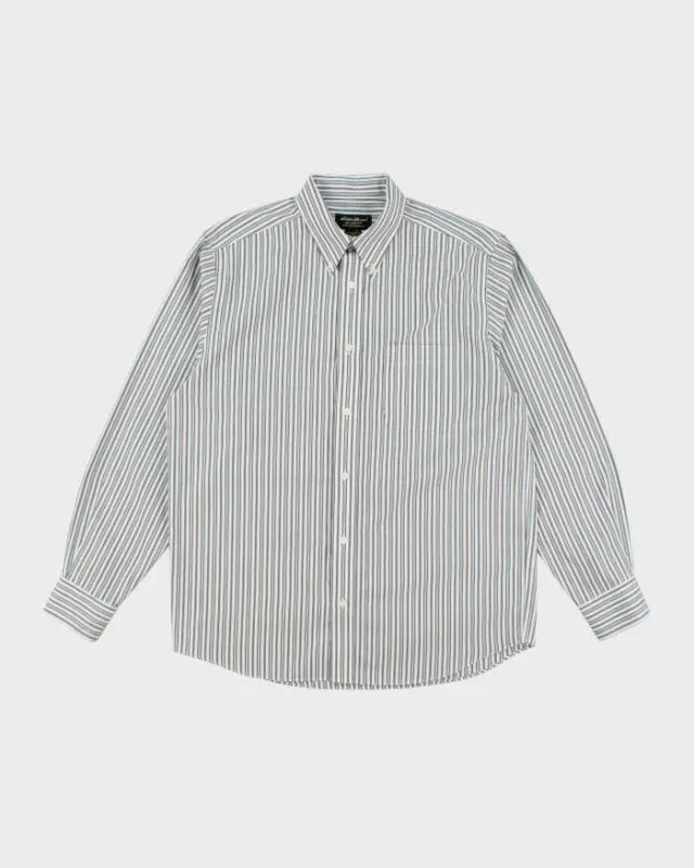 Vintage Eddie Bauer Wrinkle Resistant Striped Shirt - M sold by Rokit