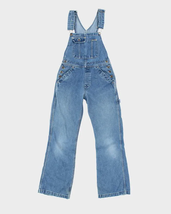Vintage 90's Ikeda Heavyweight Medium Wash Long Dungarees - W28 L29 sold by Rokit