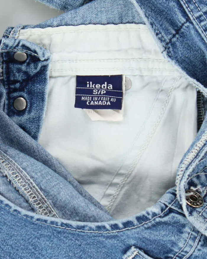 Vintage 90's Ikeda Heavyweight Medium Wash Long Dungarees - W28 L29 sold by Rokit product image thumbnail 5