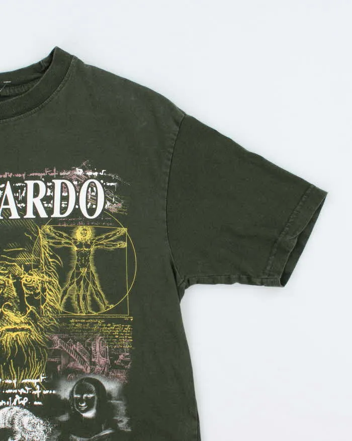 Vintage 2000's Leonardo Da Vinci Graphic T-Shirt - M sold by Rokit product image thumbnail 4