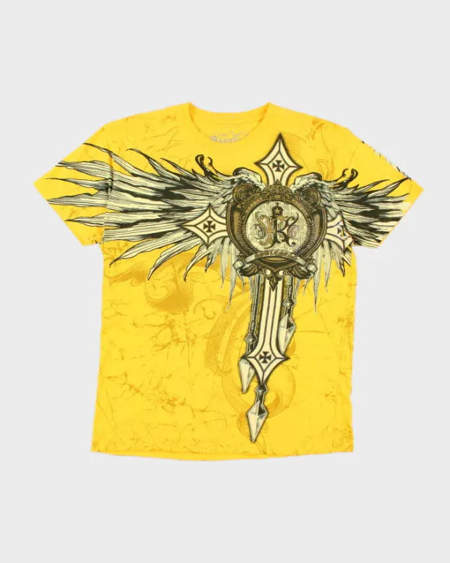 Vintage Y2K Konflick Gothic Graphic Print T-Shirt - L sold by Rokit