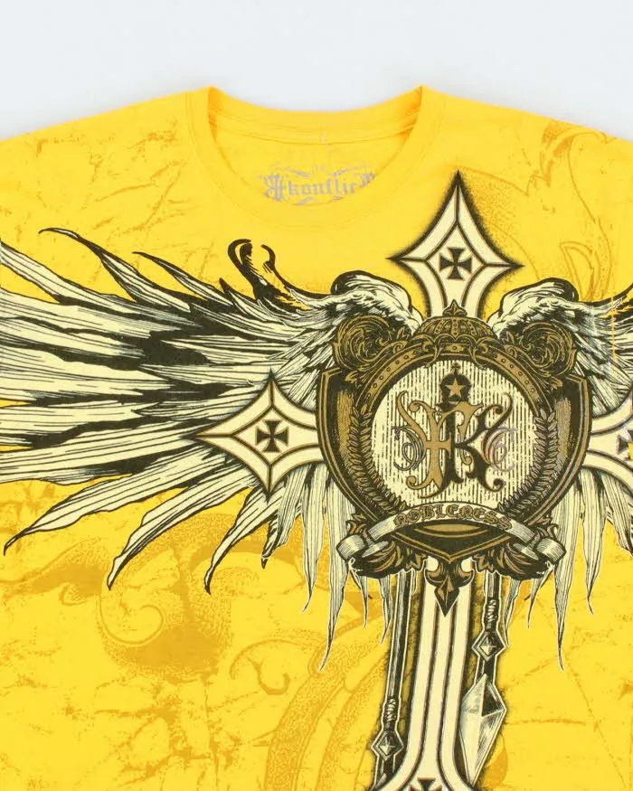 Vintage Y2K Konflick Gothic Graphic Print T-Shirt - L sold by Rokit product image thumbnail 3