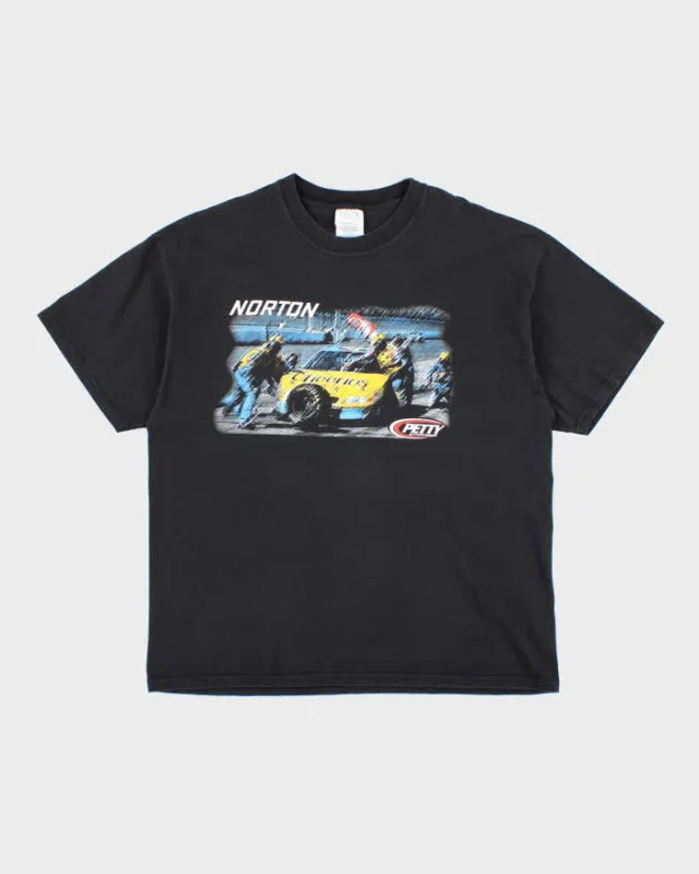 Vintage Y2K Norton Car Racing Graphic T-Shirt - XL made by Rokit