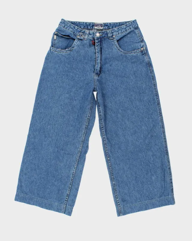 Vintage Nevada Wide Leg Medium Wash Jeans - W34 L25 made by Rokit