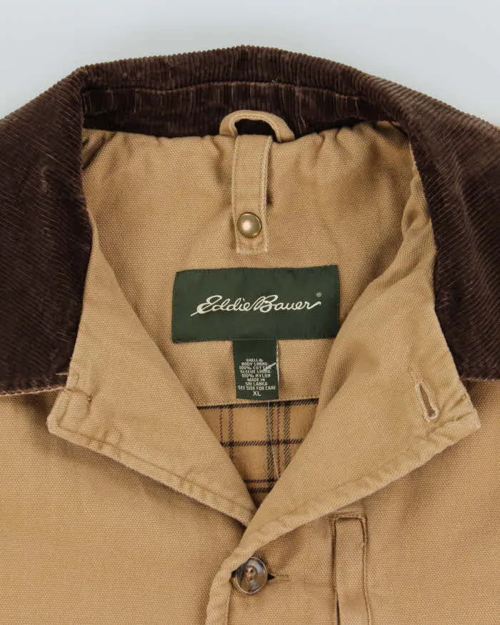 Vintage 90's Eddie Bauer Oversized Button Up Workwear Jacket - XL sold by Rokit product image thumbnail 5