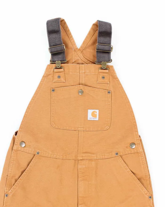 Vintage 2000's Carhartt Heavyweight Brown Workwear Dungarees - W30 L23 sold by Rokit product image thumbnail 3