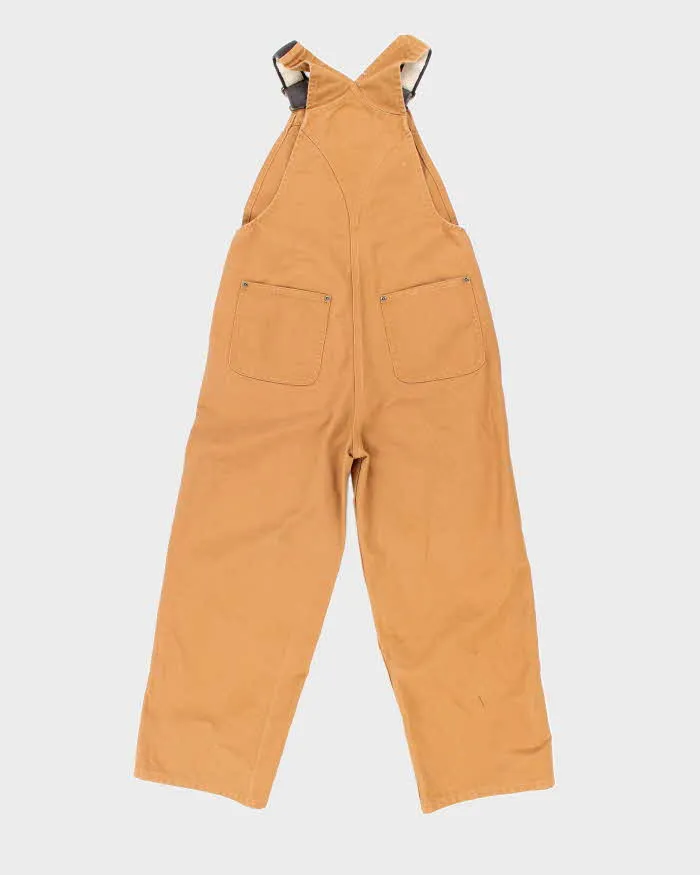 Vintage 2000's Carhartt Heavyweight Brown Workwear Dungarees - W30 L23 sold by Rokit product image thumbnail 2