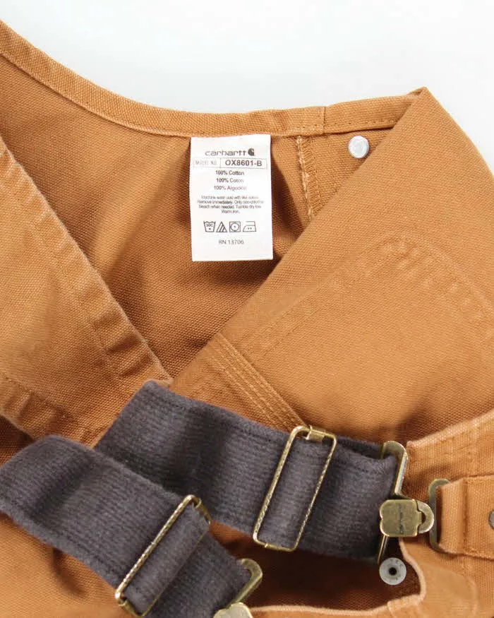 Vintage 2000's Carhartt Heavyweight Brown Workwear Dungarees - W30 L23 sold by Rokit product image thumbnail 5