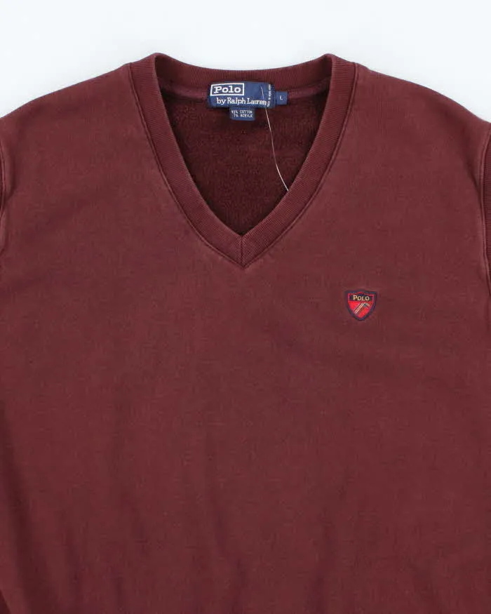 Vintage Ralph Lauren Small Crest Sleeveless Sweatshirt - L sold by Rokit product image thumbnail 3