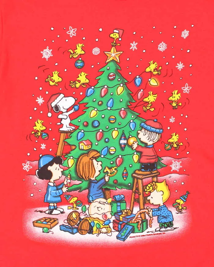 Vintage 2000's Deadstock with Tags Peanuts Christimas Graphic T-Shirt - M sold by Rokit product image thumbnail 3