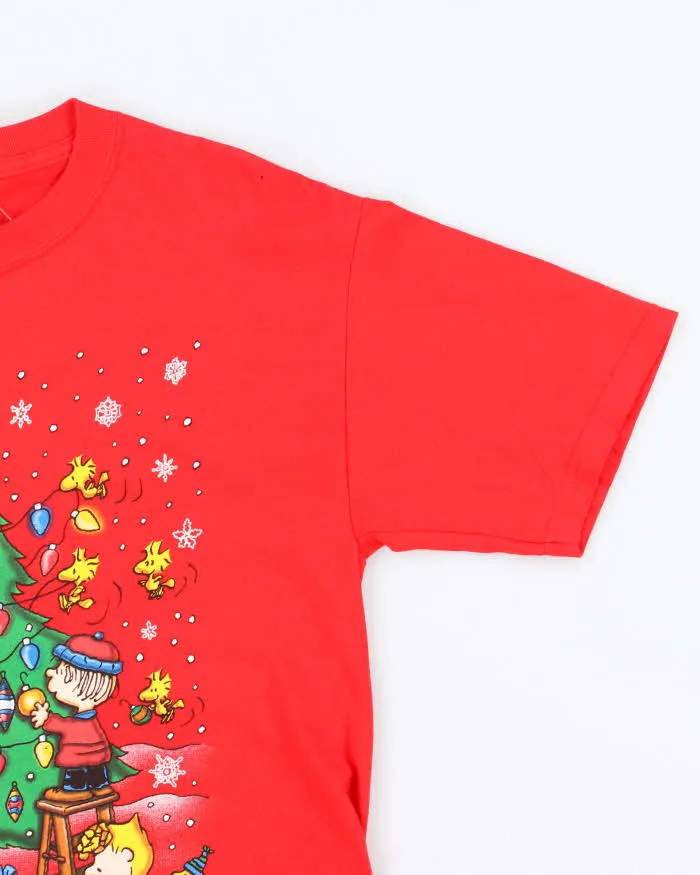 Vintage 2000's Deadstock with Tags Peanuts Christimas Graphic T-Shirt - M sold by Rokit product image thumbnail 4