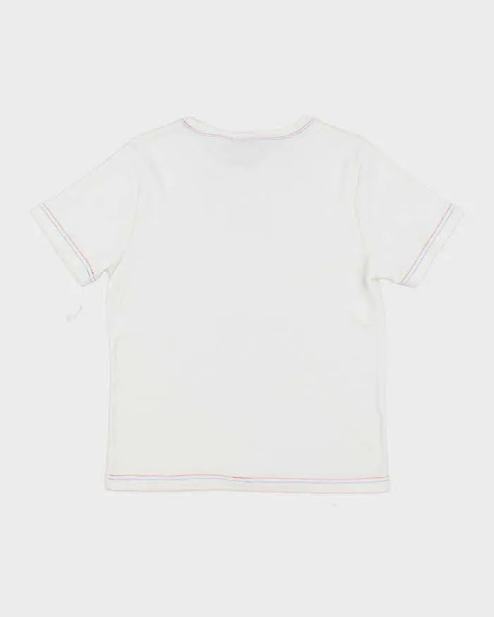 Vintage Y2K Sequined American Flag Graphic T-Shirt - L sold by Rokit product image thumbnail 2