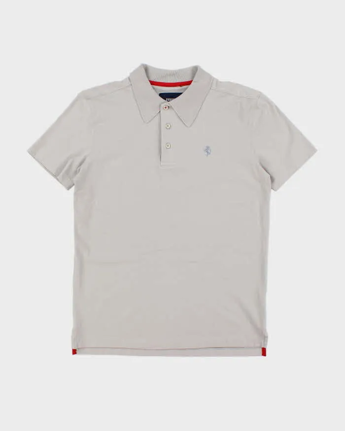 Vintage Y2K Ferrari Small Horse Embroidered Logo Polo Shirt - L sold by Rokit