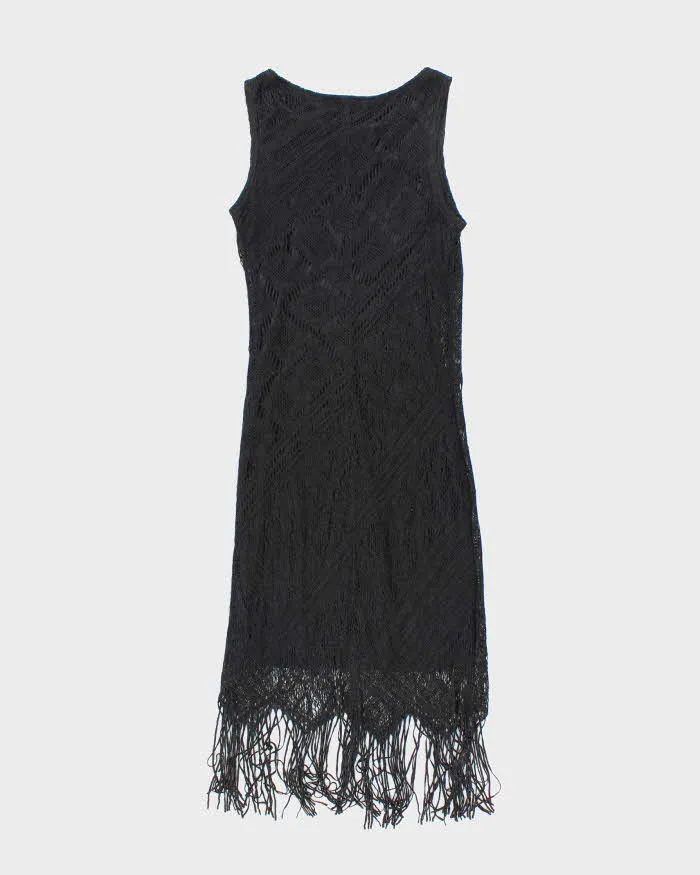 Vintage 1990s Black Crochet Dress - XS sold by Rokit product image thumbnail 2